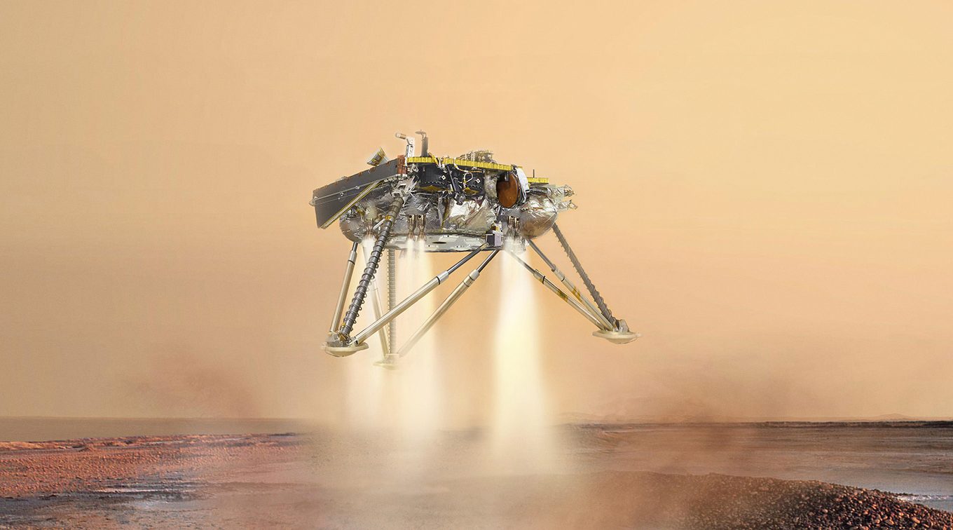 insight landing on mars live