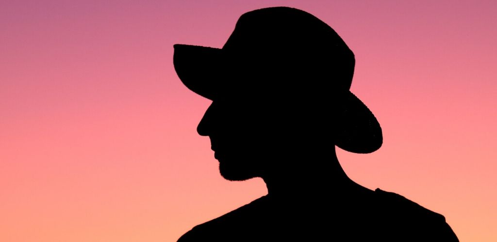 hat sunset